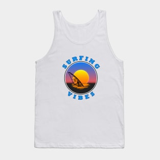 Surfing Vibes - Sun - Windsurfer Tank Top